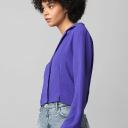 Only Blue Regular Fit Shirt image 3