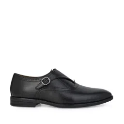 Alberto Torresi Men Black Monk Shoes image 2