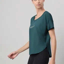 MKH Women Typography Printed Dri-FIT T-shirt image 4