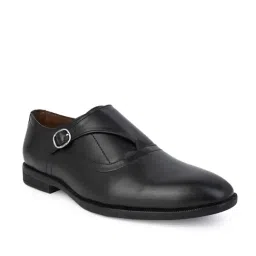 Alberto Torresi Men Black Monk Shoes image 3