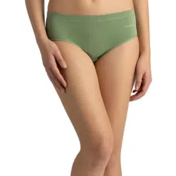 Van Heusen Moss Green Cotton Hipster Panties-picture-35