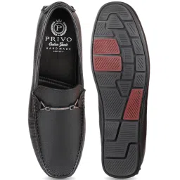 Privo by Inc.5 Men's Black Casual Loafers image 3