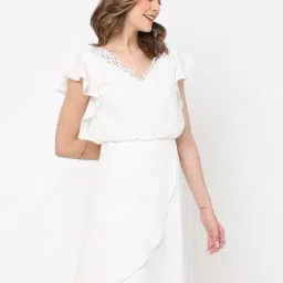 MISH White A Line Dress-picture-25