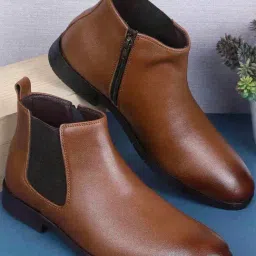 Walkway Men's Tan Chelsea Boots-image-24