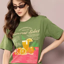DILLINGER Graphic Printed Drop-Shoulder Sleeves Pure Cotton T-shirt-picture-34