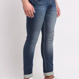 Louis Stitch Scottish Blue Slim Fit Jeans image 3