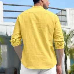 ZBIO Men Thread Work Kurta image 3