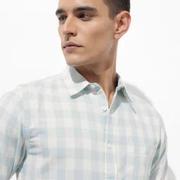 The Roadster Life Co. Pure Cotton Gingham Checked Casual Shirt image 4