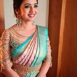 Aamish fashion Woven Design Silk Blend Heavy Work Banarasi Saree image 3