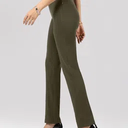 Blissclub Women Original Straight Fit High-Rise Trousers image 5