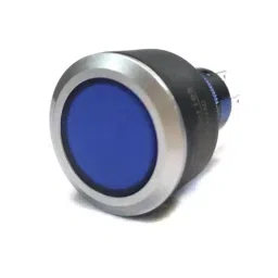 RS PRO Illuminated Push Button Switch Momentary 22.2 mm Cutout DPDT Blue LED 250 V AC, 1758273-picture-39