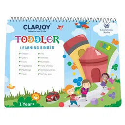 Clapjoy Velcro Book Level 1 Preschool Busy Book - English-image-2