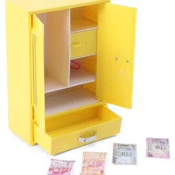 Ratnas Princess Storwell Toy Almirah - Yellow image 1