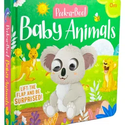 om books international Peek-A-Boo! Baby Animals Board Book for Children: Playful Animal Learning for Babies & Toddlers | Early Learning Animal Fun | First Animal Book for Little Hands [Board book]-picture-27