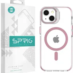 Sprig Back Cover for Apple iPhone 15 Camera Stand (Pink)-picture-13