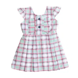 The Magic Wand Kids Multicolor Checks Dress-picture-31