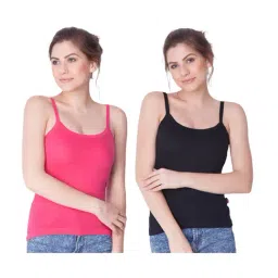 Dollar Missy Black & Pink Camisole Pack of - 2-image-78