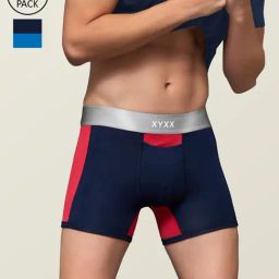 XYXX Black & Navy Slim Fit Trunk (Pack Of 2)-picture-10