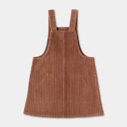 R&B Kids Brown Floral Regular Fit Dungaree image 4