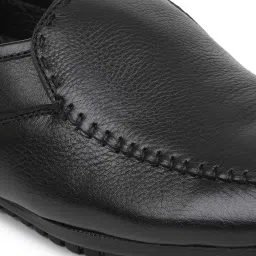 Privo by Inc.5 Men's Black Formal Loafers image 4