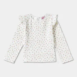 R&B Kids Brown Floral Regular Fit Dungaree image 3