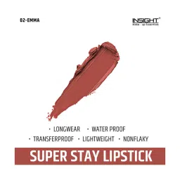 Insight Cosmetics Super Stay Lipstick 02 Emma - 7 gm image 5