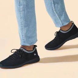 Neemans Men's Commuter Basics Black Casual Sneakers-picture-22