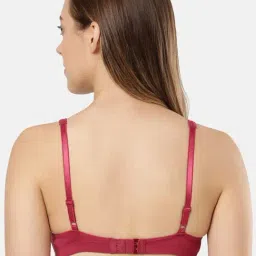 Jockey Red Full Coverage T-Shirt Bra image 2