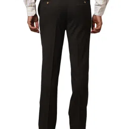 Raymond Brown Slim Fit Checks Trousers image 2
