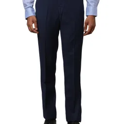 Raymond Blue Regular Fit Trousers image 1