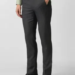 Van Heusen Grey Slim Fit Trousers image 3