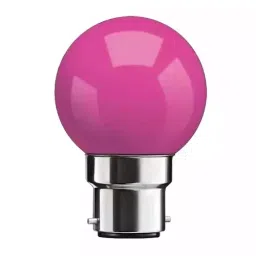 LUKER Foco 0.5 W B22 Led Bulb Pink, LBCOL05-picture-12