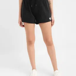 Levi's Black Cotton Relaxed Fit Shorts-picture-34