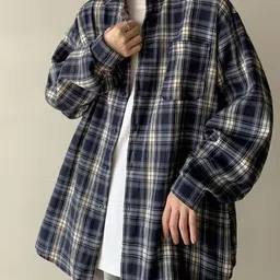 StyleCast x Revolte Men Boxy Fit Buffalo Checked Spread Collar Casual Shirt image 4
