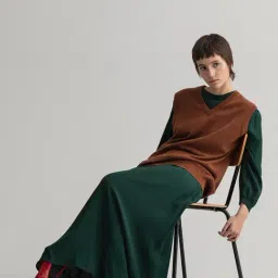 GANT Green Maxi Dress image 4