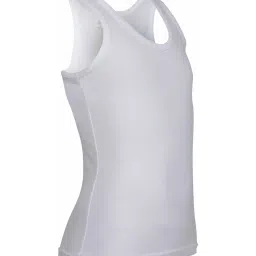 Jockey Kids White Cotton Vests - Pack of 2 image 4