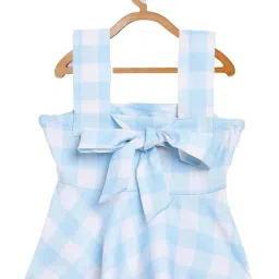 Ahalyaa Kids Multicolor Plaid Pattern Lehenga Choli image 2