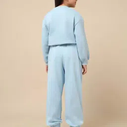 U.S. Polo Assn. Girls Blue Cotton Logo Joggers image 2