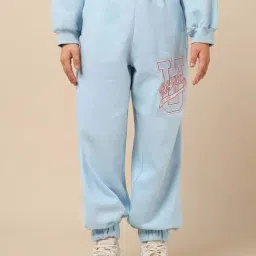 U.S. Polo Assn. Girls Blue Cotton Logo Joggers image 5