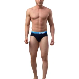 UnderJeans by Spykar Blue Briefs - Pack of 2 image 5