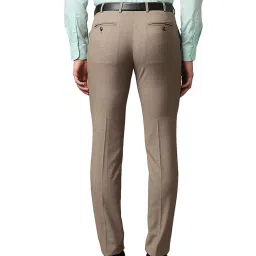 Raymond Dark Beige Slim Fit Trousers image 2