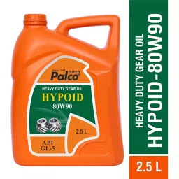 Palco Hypoid Gear Oil 2.5 L Capacity GL-5 API 80W90 Clear Golden Natural image 2
