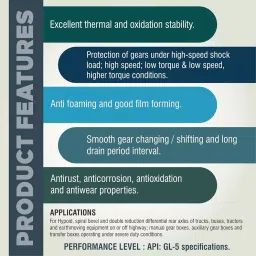 Palco Hypoid Gear Oil 2.5 L Capacity GL-5 API 80W90 Clear Golden Natural image 4