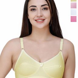 college girl College Women Pack Of 4 Full Coverage Cotton Everyday Bra-picture-26