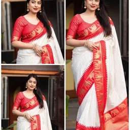 Freezeit Women Woven Design Zari Saree-picture-24