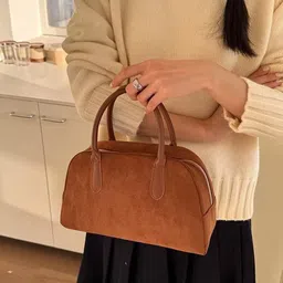 StyleCast Women Solid Structured Handheld Bag image 4