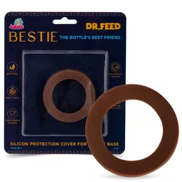 Adore Dr.Feed Bestie! The Silicon Base for Dr.Feed Wide Neck Bottles- Earthen Brown Pack of 2-image-32