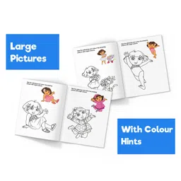 pinwheel books Dora the Explorer Colouring Books, Fun with Colours, Set of 5 Books - English image 2