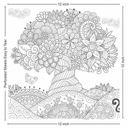 sawan Nature Colouring Book With Tear Out Sheets - English image 3
