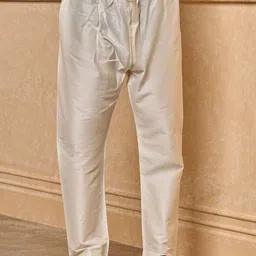 Tasva Men Woven Design Straight Kurta with Pyjamas image 4